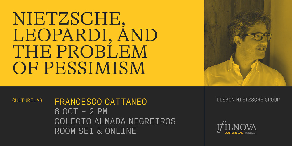 Banner Mobile Nietzsche Leopardi e o Problema do Pessimismo