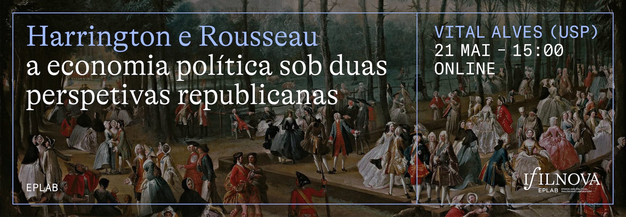 Harrington e Rousseau banner